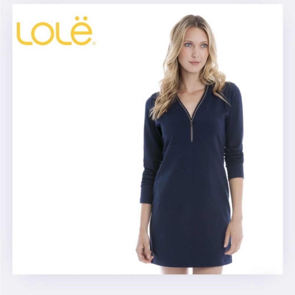 Lole dress, Navy, Lg EUC